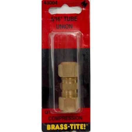 Barjan 7443004 Compression Union; Brass 07443004